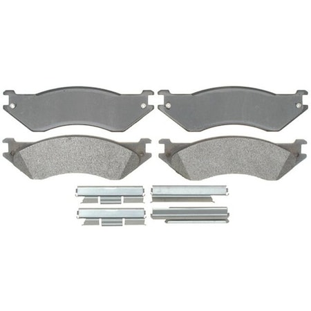 R/M Brakes BRAKE PADS OEM OE Replacement With Hardware Metallic PGD758M